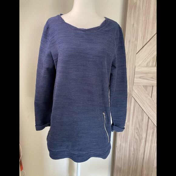 Lou & Grey Blue tunic top large - Picture 1 of 5